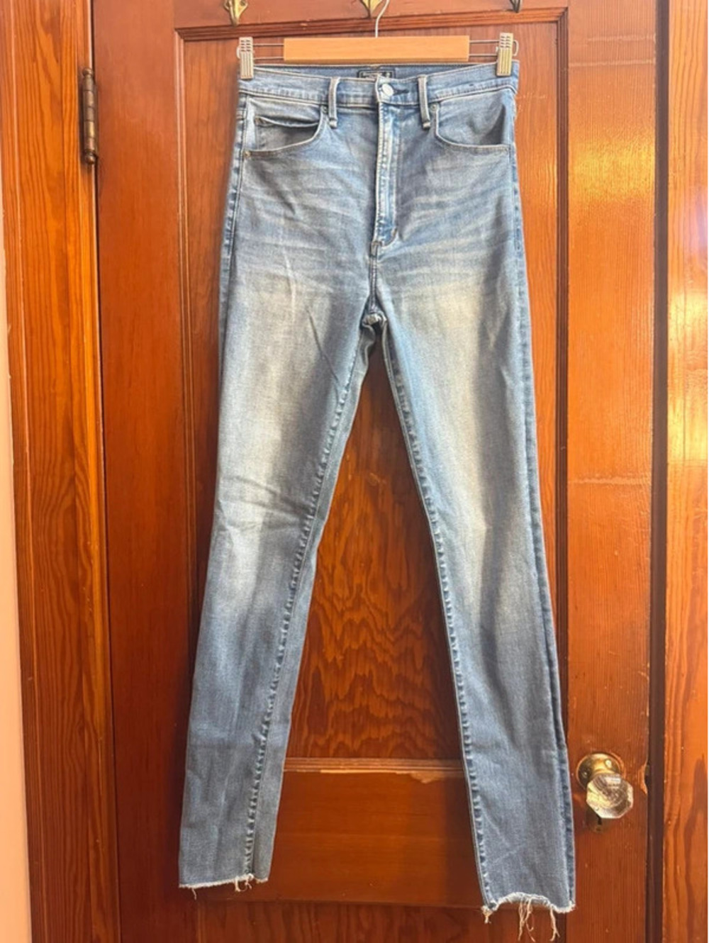 Abercrombie & Fitch Ultra High Rise Super Skinny Jeans Size 28 6L Blue